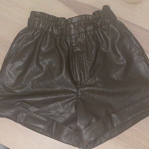 Abercrombie and Fitch Leather short!!